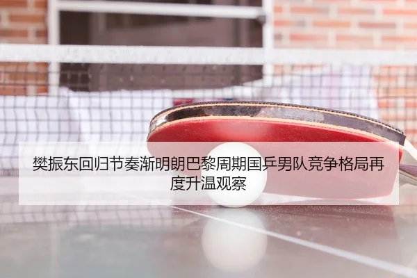 樊振东回归节奏渐明朗巴黎周期国乒男队竞争格局再度升温观察